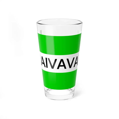 Flag of Raivavae (France) Pint Glass 16oz 16oz - Go Mug Yourself