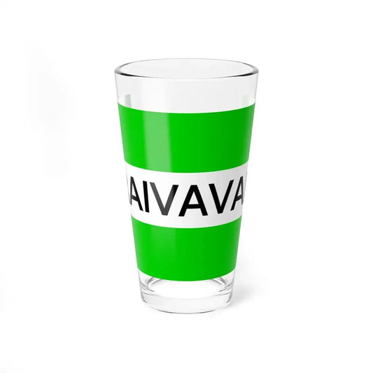 Flag of Raivavae (France) Pint Glass 16oz 16oz - Go Mug Yourself