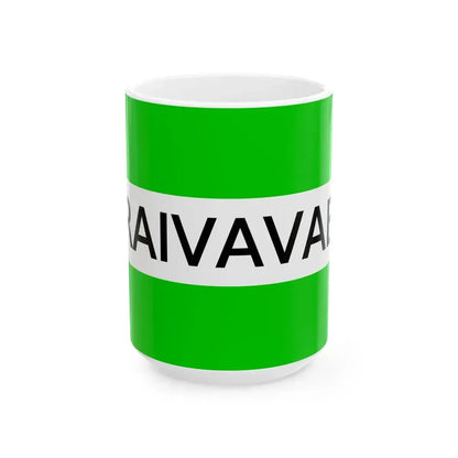 Flag of Raivavae (France) White Coffee Mug 15oz - Go Mug Yourself
