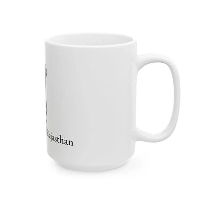 Flag of Rajasthan (India) White Coffee Mug - Go Mug Yourself