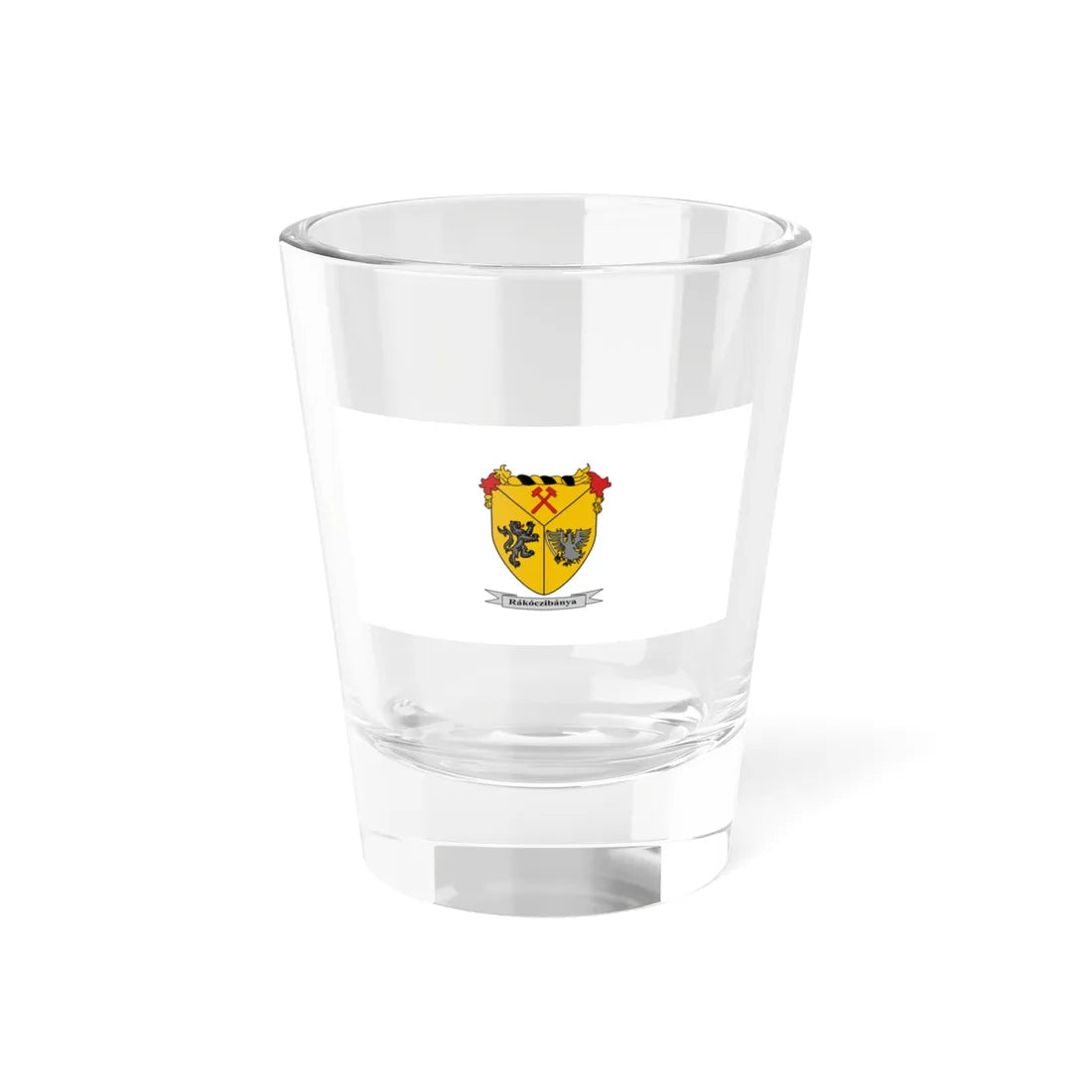 Flag of Rakoczibanya (Hungary) Shot Glass 1.5oz 1.5oz - Go Mug Yourself