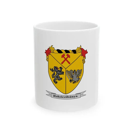 Flag of Rakoczibanya (Hungary) White Coffee Mug 11oz - Go Mug Yourself