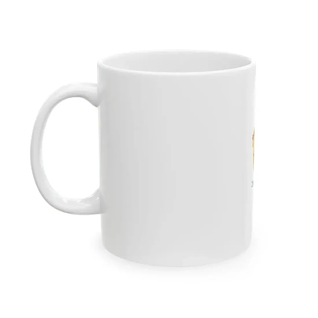 Flag of Rakoczibanya vertical (Hungary) White Coffee Mug - Go Mug Yourself