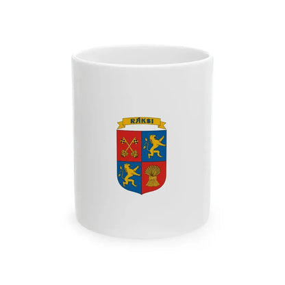 Flag of Raksi (Hungary) White Coffee Mug 11oz - Go Mug Yourself