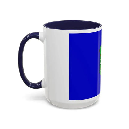 Flag of Ramat Gan Israel - Accent Coffee Mug - Go Mug Yourself