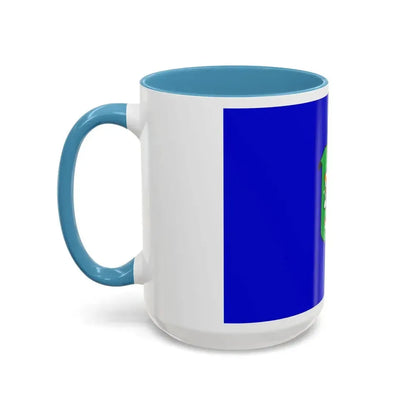 Flag of Ramat Gan Israel - Accent Coffee Mug - Go Mug Yourself