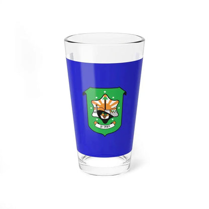 Flag of Ramat Gan Israel - Pint Glass 16oz 16oz - Go Mug Yourself