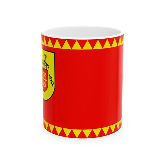 Flag of Rankovce Municipality (North Macedonia) White Coffee Mug 11oz - Go Mug Yourself