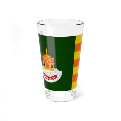 Flag of Ranong (Thailand) Pint Glass 16oz 16oz - Go Mug Yourself