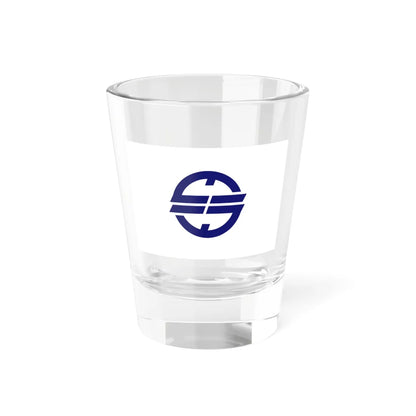 Flag of Ranzan Saitama (Japan) Shot Glass 1.5oz 1.5oz - Go Mug Yourself