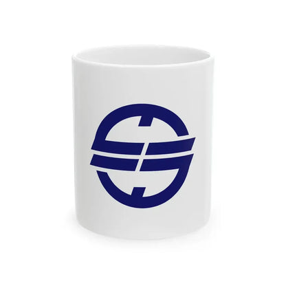 Flag of Ranzan Saitama (Japan) White Coffee Mug 11oz - Go Mug Yourself