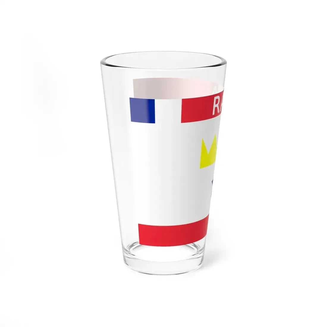 Flag of Rapa (France) Pint Glass 16oz - Go Mug Yourself
