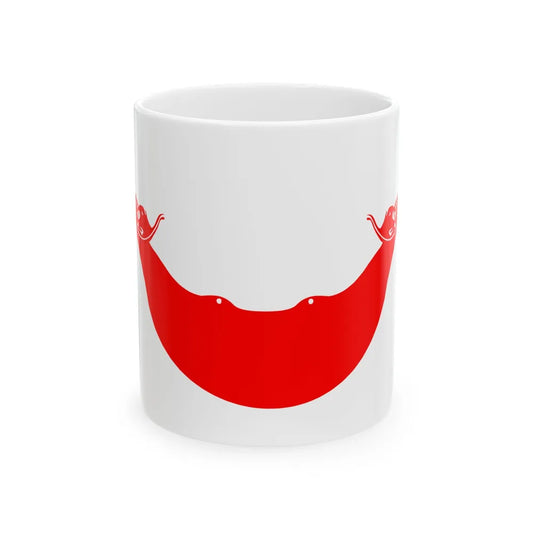 Flag of Rapa Nui Chile (Chile) White Coffee Mug 11oz - Go Mug Yourself