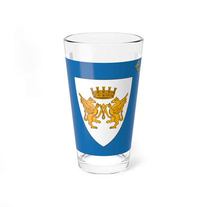 Flag of Rapallo de jure (Italy) Pint Glass 16oz 16oz - Go Mug Yourself