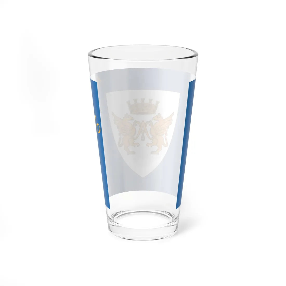 Flag of Rapallo de jure (Italy) Pint Glass 16oz - Go Mug Yourself