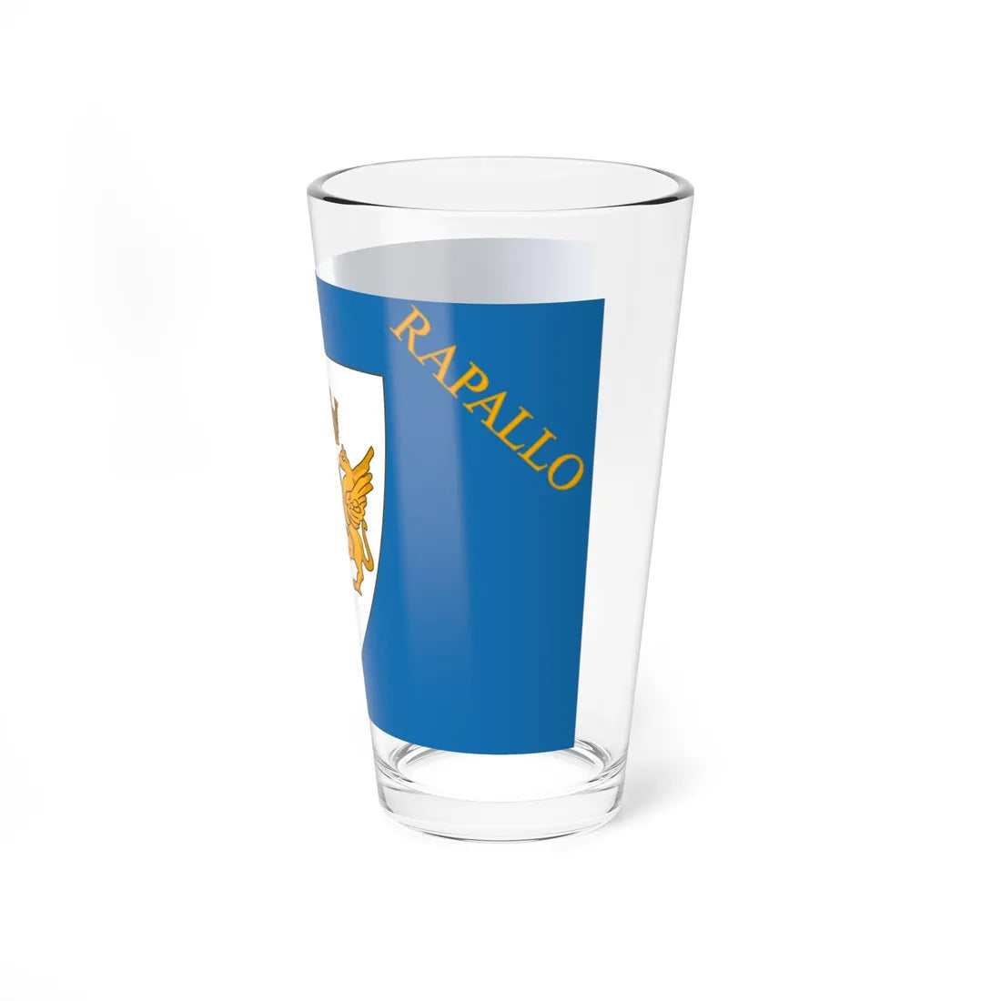 Flag of Rapallo de jure (Italy) Pint Glass 16oz - Go Mug Yourself