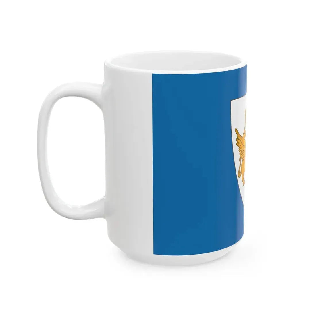 Flag of Rapallo de jure (Italy) White Coffee Mug - Go Mug Yourself