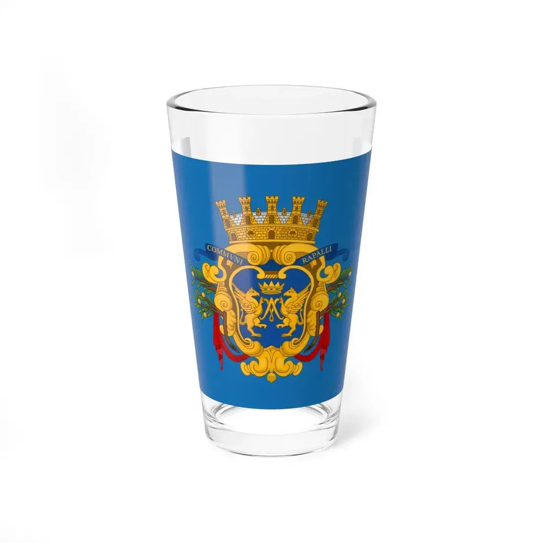 Flag of Rapallo (Italy) Pint Glass 16oz 16oz - Go Mug Yourself