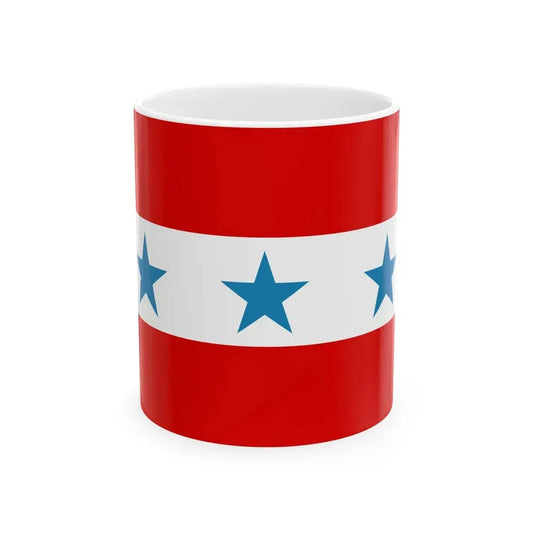 Flag of Rarotonga 1858-1888 (New Zealand) White Coffee Mug 11oz - Go Mug Yourself
