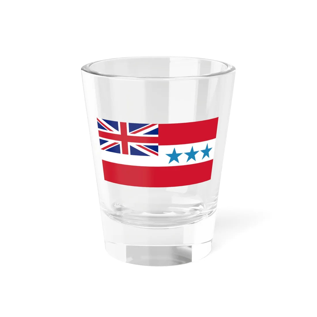 Flag of Rarotonga 1888-1893 (New Zealand) Shot Glass 1.5oz 1.5oz - Go Mug Yourself