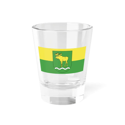 Flag of Rasony (Belarus) Shot Glass 1.5oz 1.5oz - Go Mug Yourself