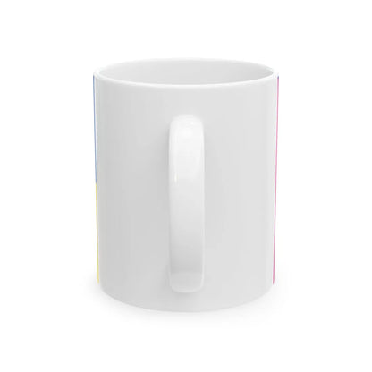Flag of Raspberry Ukraine 2014 (Ukraine) White Coffee Mug - Go Mug Yourself