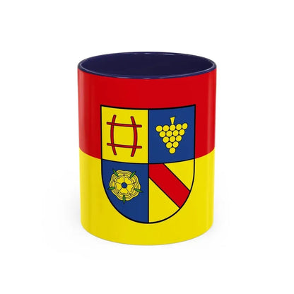 Flag of Rastatt Germany - Accent Coffee Mug 11oz Navy - Go Mug Yourself