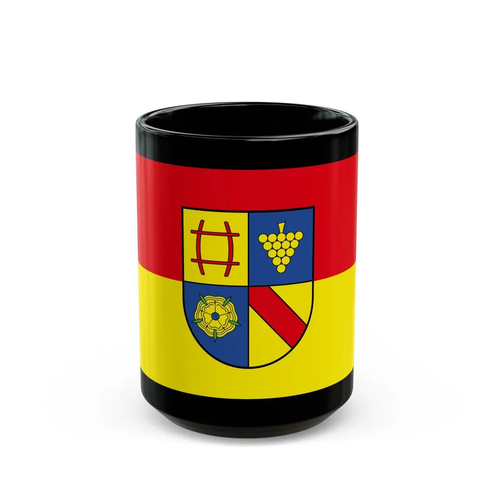 Flag of Rastatt Germany - Black Coffee Mug-15oz-Go Mug Yourself