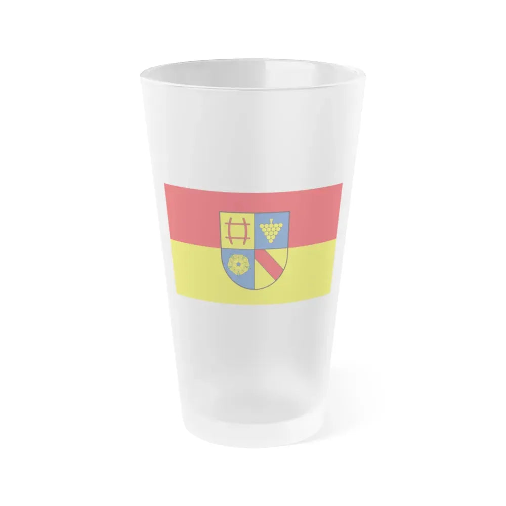 Flag of Rastatt Germany - Frosted Pint Glass 16oz 16oz Frosted - Go Mug Yourself
