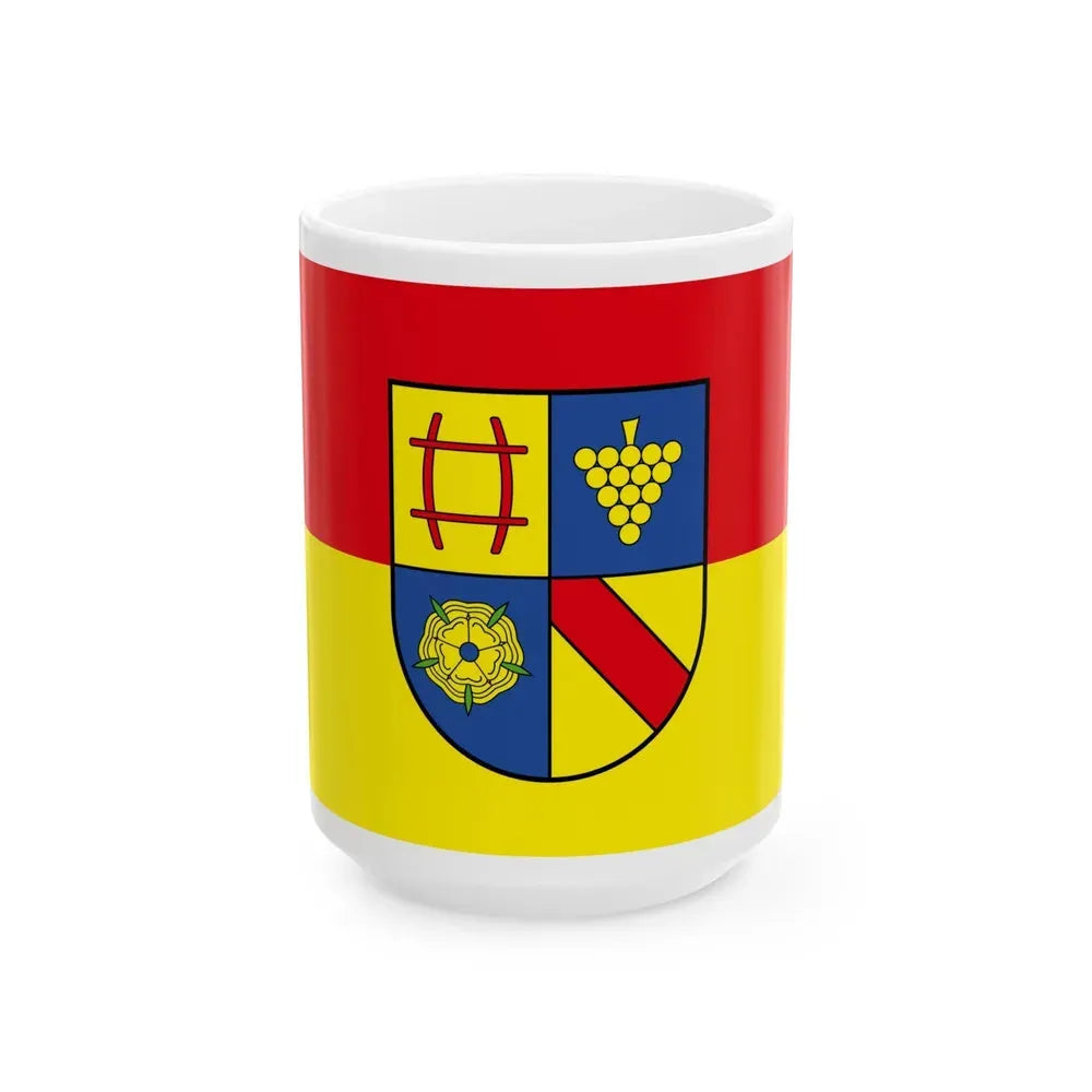 Flag of Rastatt Germany - White Coffee Mug 15oz - Go Mug Yourself
