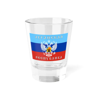 Flag of rastyazhka-Luganskoj (Ukraine) Shot Glass 1.5oz 1.5oz - Go Mug Yourself