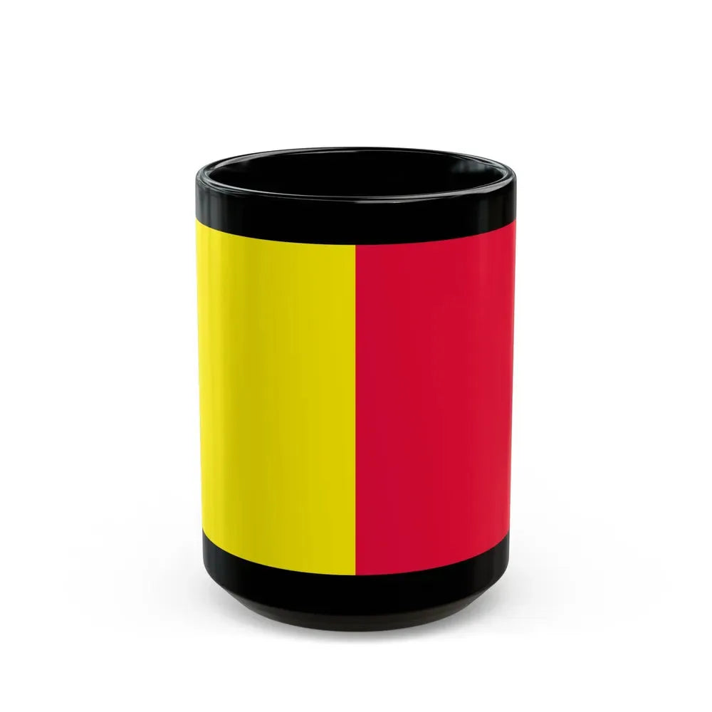 Flag of Ravenna Italy - Black Coffee Mug 15oz - Go Mug Yourself