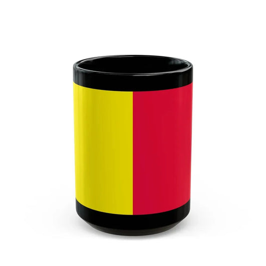 Flag of Ravenna Italy - Black Coffee Mug 15oz - Go Mug Yourself