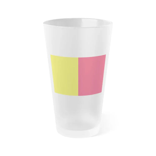 Flag of Ravenna Italy - Frosted Pint Glass 16oz 16oz Frosted - Go Mug Yourself