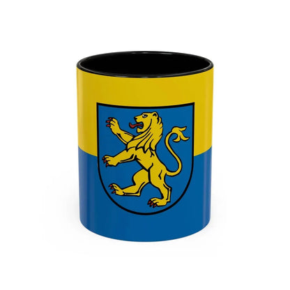 Flag of Ravensburg Germany - Accent Coffee Mug 11oz Black - Go Mug Yourself