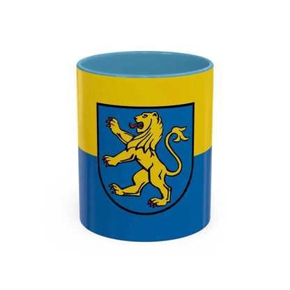 Flag of Ravensburg Germany - Accent Coffee Mug 11oz Light Blue - Go Mug Yourself