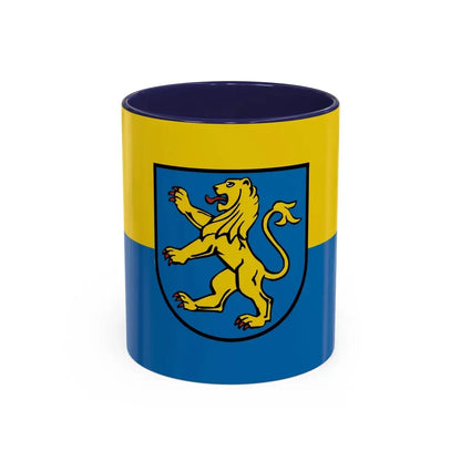 Flag of Ravensburg Germany - Accent Coffee Mug 11oz Navy - Go Mug Yourself
