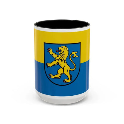 Flag of Ravensburg Germany - Accent Coffee Mug 15oz Black - Go Mug Yourself