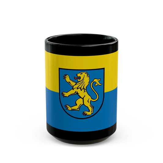 Flag of Ravensburg Germany - Black Coffee Mug-15oz-Go Mug Yourself