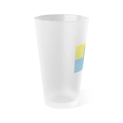 Flag of Ravensburg Germany - Frosted Pint Glass 16oz - Go Mug Yourself