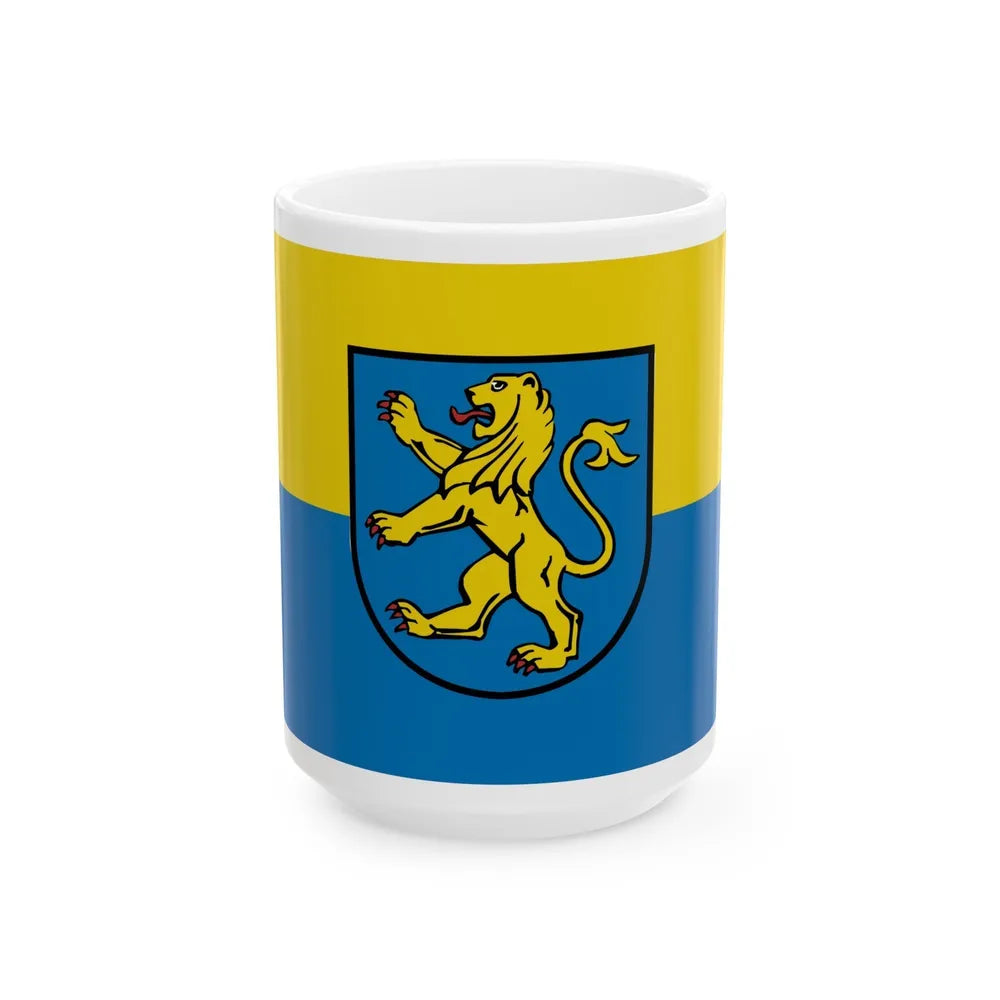 Flag of Ravensburg Germany - White Coffee Mug-15oz-Go Mug Yourself