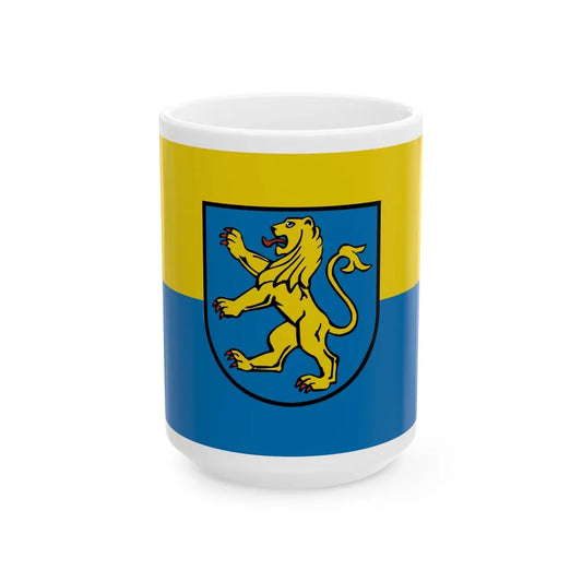 Flag of Ravensburg Germany - White Coffee Mug-15oz-Go Mug Yourself