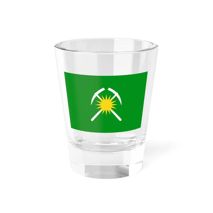 Flag of Raychikhinsk Amur oblast (Russia) Shot Glass 1.5oz 1.5oz - Go Mug Yourself
