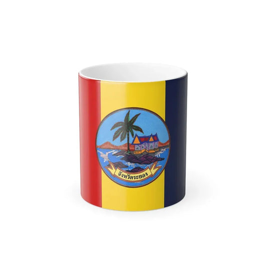 Flag of Rayong Province Thailand - Color Changing Coffee Mug 11oz - Go Mug Yourself
