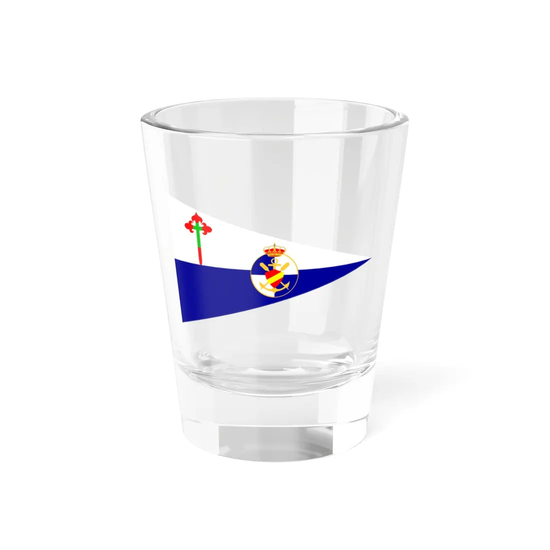 Flag of rcn tenerife (Spain) Shot Glass 1.5oz 1.5oz - Go Mug Yourself