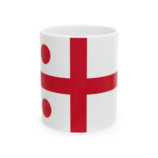 Flag of Rear-Admiral - Royal Navy (Australia) White Coffee Mug 11oz - Go Mug Yourself