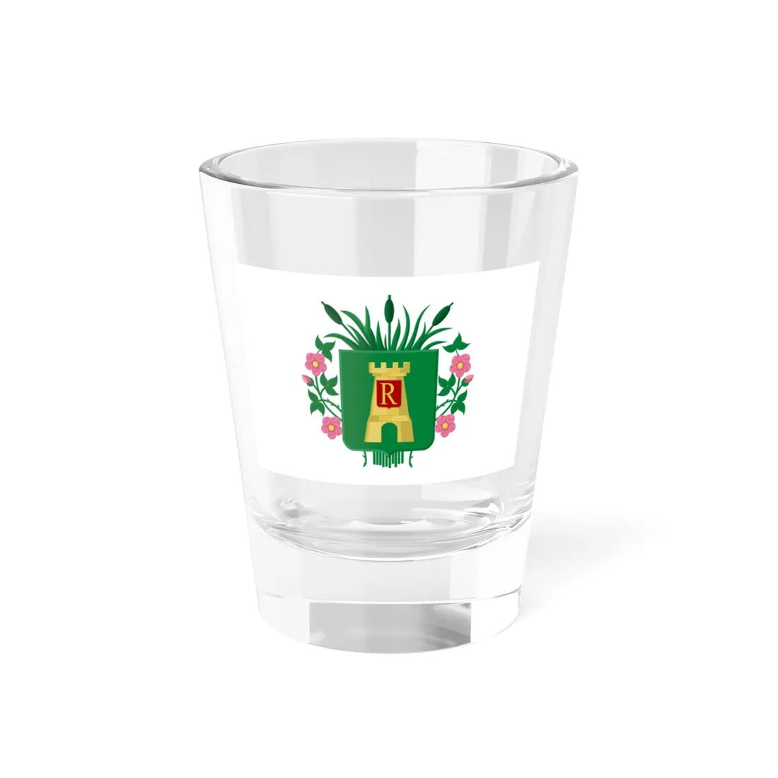 Flag of Rebecq (Belgium) Shot Glass 1.5oz 1.5oz - Go Mug Yourself