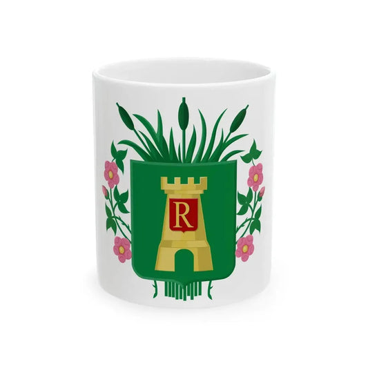 Flag of Rebecq (Belgium) White Coffee Mug 11oz - Go Mug Yourself