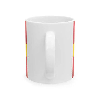 Flag of Recanati (Italy) White Coffee Mug - Go Mug Yourself