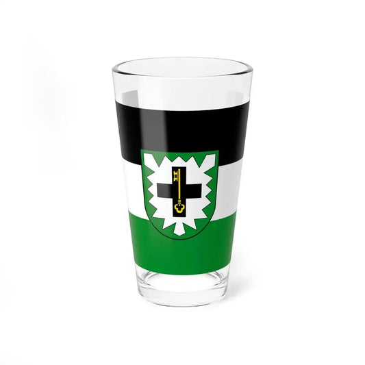 Flag of Recklinghausen Germany - Pint Glass 16oz 16oz - Go Mug Yourself